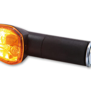 HIGHSIDER Smart Peak Glühlampen Blinker Gehäuse Schwarz / Linse Orange (Paar), Vorn & Hinten