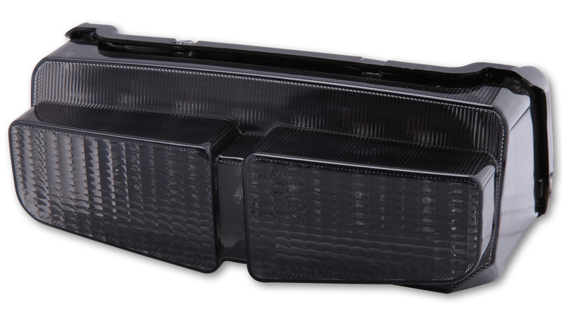 HIGHSIDER smart LED Rücklicht Schwarz Yamaha Style, E-Geprüft (1Stck)