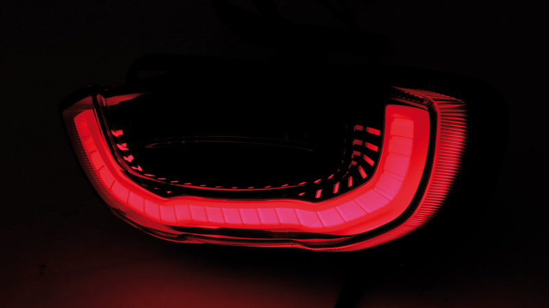 HIGHSIDER smart LED Rücklicht Schwarz Honda Style, E-Geprüft (1Stck) – Bild 5