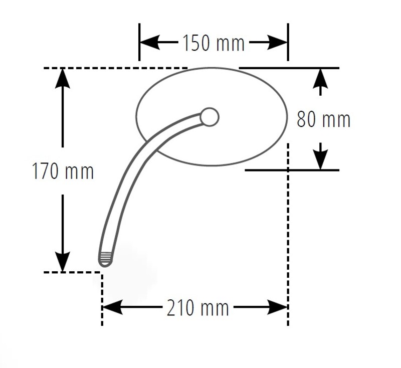 HIGHSIDER smart Spiegel Virago Schwarz (1Stck.) – Bild 3