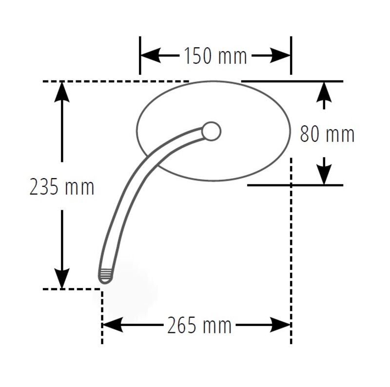 HIGHSIDER smart Spiegel Naked Bike Chrom (1Stck.) – Bild 4