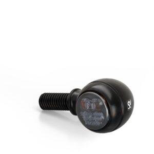 HIGHSIDER Smart Circula-S LED Blinker Gehäuse Schwarz / Linse Rauchgrau (Paar), Vorn & Hinten
