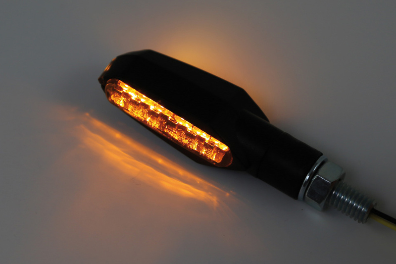 HIGHSIDER Smart Multiface LED Blinker Gehäuse Schwarz / Linse Rauchgrau (Paar), Vorn & Hinten – Bild 5