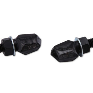 HIGHSIDER Smart Tiny LED Blinker Gehäuse Schwarz / Linse Rauchgrau (Paar), Hinten