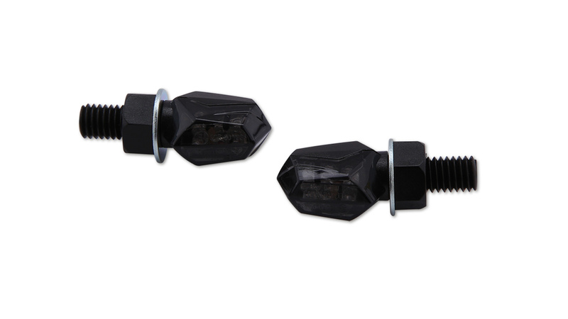 HIGHSIDER Smart Tiny LED Blinker Gehäuse Schwarz / Linse Rauchgrau (Paar), Hinten – Bild 4