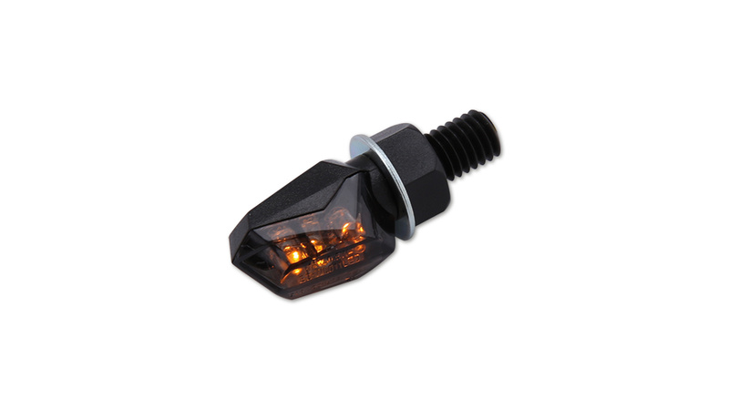 HIGHSIDER Smart Tiny LED Blinker Gehäuse Schwarz / Linse Rauchgrau (Paar), Hinten – Bild 7