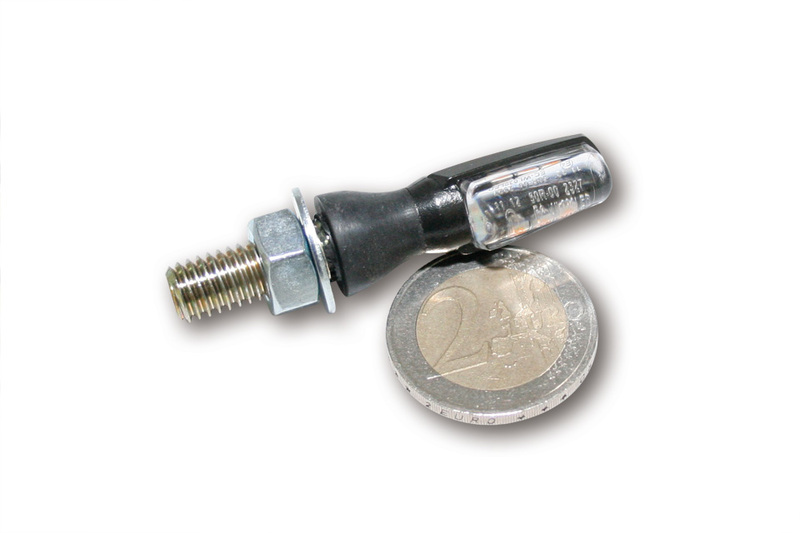 HIGHSIDER Smart Spark LED Blinker Gehäuse Schwarz / Linse Klar (Paar), Vorn & Hinten – Bild 3