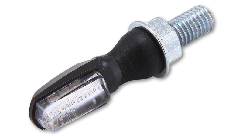 HIGHSIDER Smart Spark LED Blinker Gehäuse Schwarz / Linse Klar (Paar), Vorn & Hinten – Bild 5