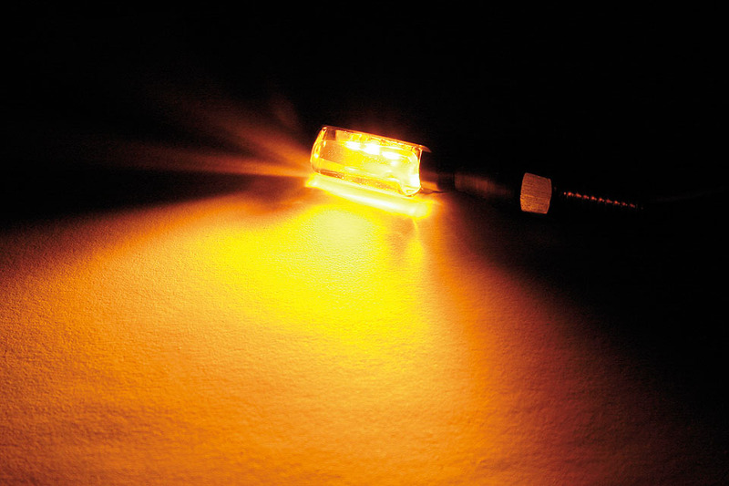 HIGHSIDER Smart Spark LED Blinker Gehäuse Schwarz / Linse Klar (Paar), Vorn & Hinten – Bild 8