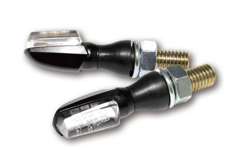 HIGHSIDER Smart Spark LED Blinker Gehäuse Schwarz / Linse Klar (Paar), Vorn & Hinten – Bild 11