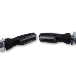 HIGHSIDER smart Spark LED Blinker/Positionslicht Schwarz/Getönt 2in1, E-Geprüft (Paar)