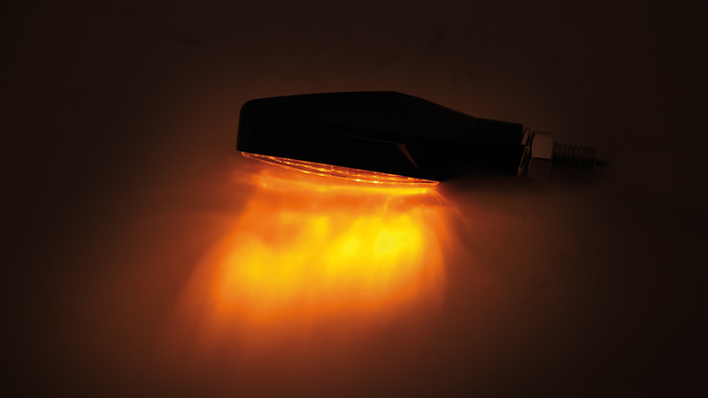 HIGHSIDER Smart Stix LED Blinker Gehäuse Schwarz / Linse Klar (Paar), Vorn & Hinten – Bild 7