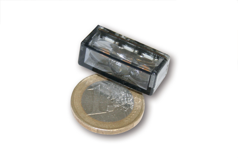 HIGHSIDER Smart Cube-H LED Blinker-Modul Linse Rauchgrau (Paar), Vorn & Hinten – Bild 4