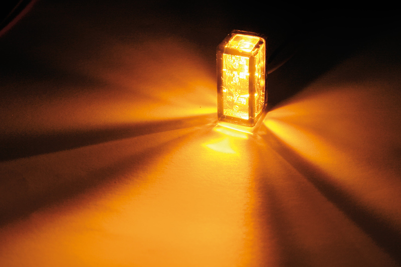 HIGHSIDER Smart Cube-V LED Blinker-Modul Linse Rauchgrau (Paar), Vorn & Hinten – Bild 4