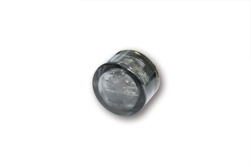 HIGHSIDER Smart Micro Pin LED Blinker-Modul Linse Rauchgrau (Paar), Hinten