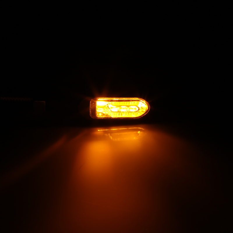 HIGHSIDER Smart Namiko-TS LED Blinker Gehäuse Schwarz / Linse Rauchgrau (Paar), Vorn & Hinten – Bild 5