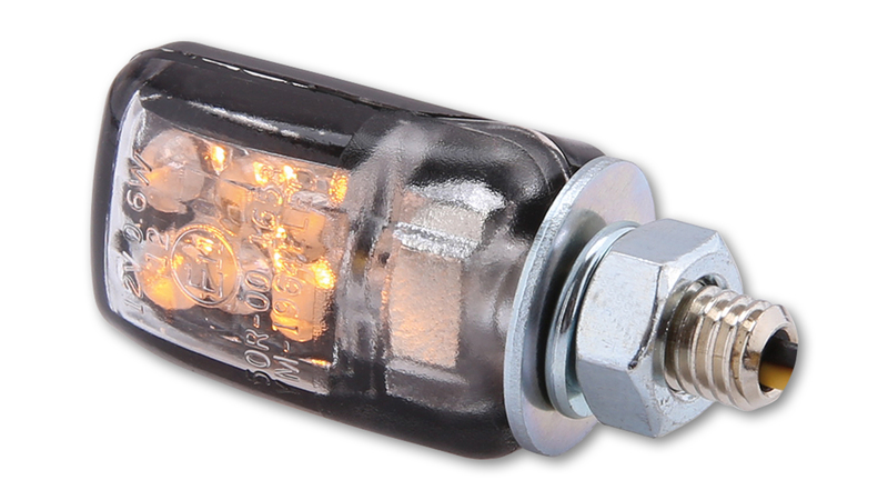 HIGHSIDER Smart Picco LED Blinker Gehäuse Schwarz / Linse Klar (Paar), Hinten – Bild 7