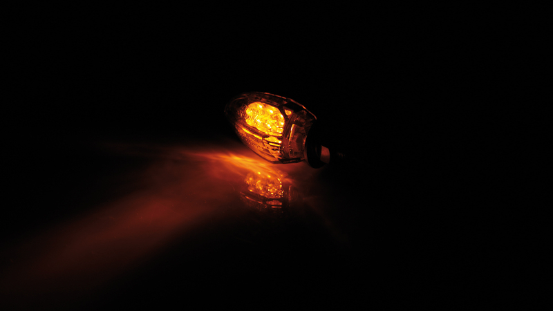 HIGHSIDER Smart Drop LED Blinker Gehäuse Schwarz / Linse Klar (Paar), Vorn & Hinten – Bild 6