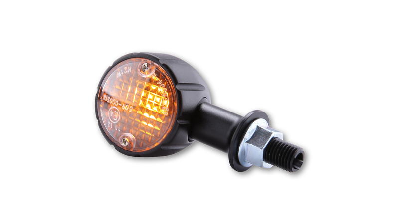 HIGHSIDER Smart Arizona Glühlampen Mini-Blinker Gehäuse Schwarz / Linse Orange (Paar), Vorn & Hinten – Bild 5