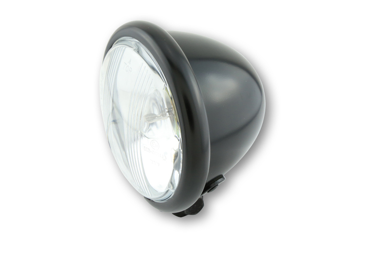 HIGHSIDER smart 4 1/2 Zoll Scheinwerfer Bates Style Schwarz E-Geprüft (1Stck)