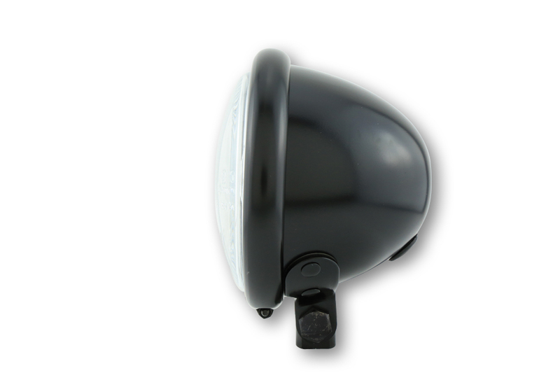 HIGHSIDER smart 4 1/2 Zoll Scheinwerfer Bates Style Schwarz E-Geprüft (1Stck) – Bild 3