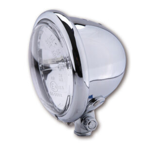 HIGHSIDER smart 4 1/2 Zoll Fernscheinwerfer Bates Style Chrom E-Geprüft (1Stck)