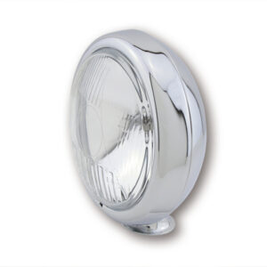 HIGHSIDER smart 4 1/2 Zoll Fernscheinwerfer Chrom Flaches Gehäuse, E-Geprüft (1Stck)