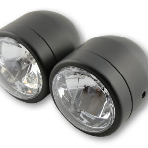 HIGHSIDER smart Scheinwerfer-Set Schwarz Fern- und Abblendlicht, E-Geprüft (Paar)