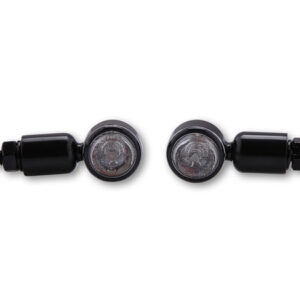 HIGHSIDER Smart MC-1 LED Blinker Gehäuse Schwarz / Linse Klar (Paar), Vorn & Hinten
