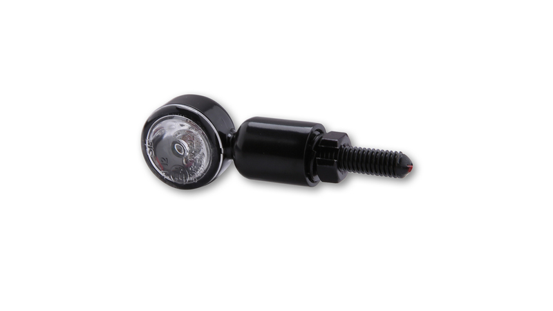 HIGHSIDER Smart MC-1 LED Blinker Gehäuse Schwarz / Linse Klar (Paar), Vorn & Hinten – Bild 5