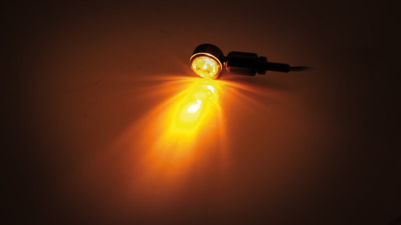 HIGHSIDER Smart MC-1 LED Blinker Gehäuse Schwarz / Linse Klar (Paar), Vorn & Hinten – Bild 7