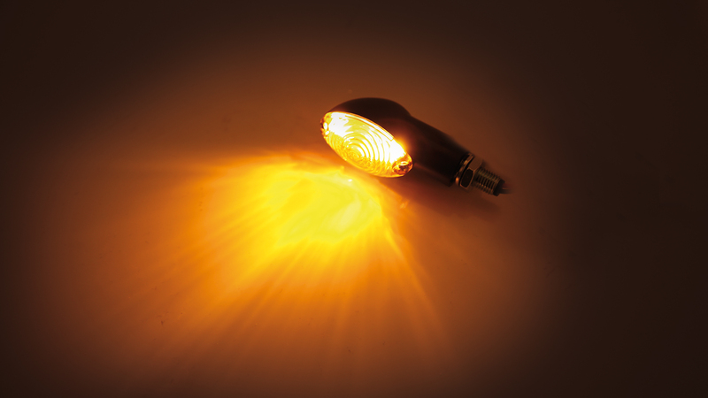 HIGHSIDER Smart Cateye Glühlampen Mini-Blinker Gehäuse Schwarz / Linse Rauchgrau (Paar), Vorn & Hinten – Bild 6