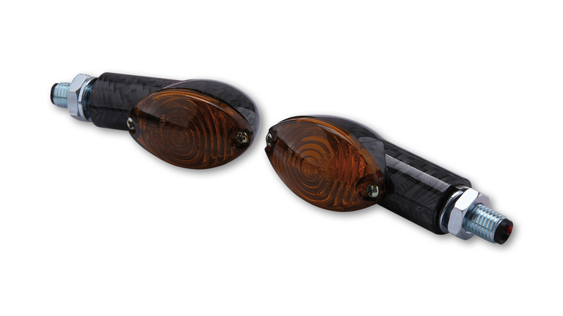 HIGHSIDER Smart Cateye Glühlampen Mini-Blinker Gehäuse Schwarz / Linse Rauchgrau (Paar), Vorn & Hinten – Bild 4