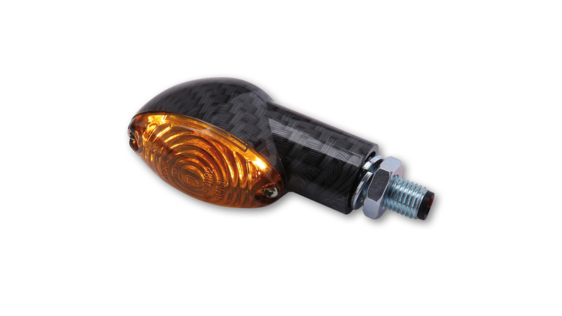 HIGHSIDER Smart Cateye Glühlampen Mini-Blinker Gehäuse Schwarz / Linse Rauchgrau (Paar), Vorn & Hinten – Bild 6