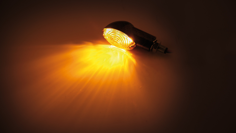 HIGHSIDER Smart Cateye Glühlampen Mini-Blinker Gehäuse Schwarz / Linse Rauchgrau (Paar), Vorn & Hinten – Bild 7