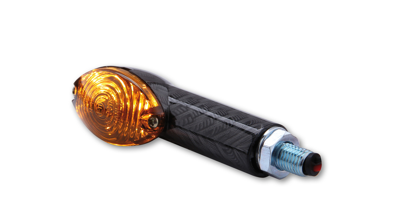 HIGHSIDER Smart Cateye Glühlampen Mini-Blinker Gehäuse Carbon / Linse Rauchgrau (Paar), Vorn & Hinten – Bild 6