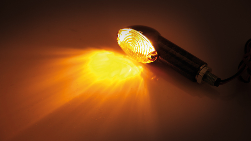 HIGHSIDER Smart Cateye Glühlampen Mini-Blinker Gehäuse Carbon / Linse Rauchgrau (Paar), Vorn & Hinten – Bild 7