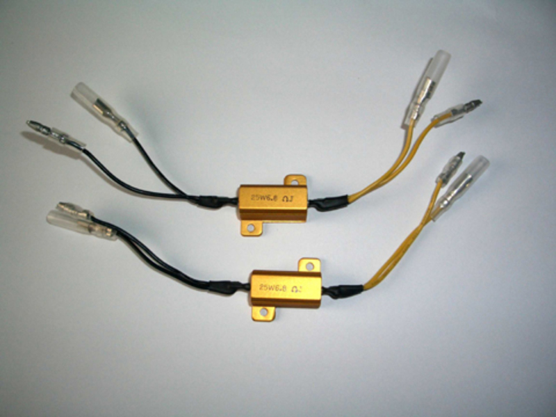 HIGHSIDER smart Leistungswiderstand 25 W - 6,8 Ohm, Mit Kabel (Paar)