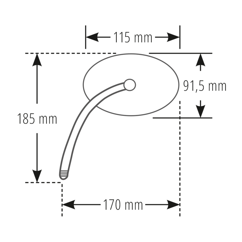 HIGHSIDER smart Spiegel Surface Schwarz (1Stck.) – Bild 4