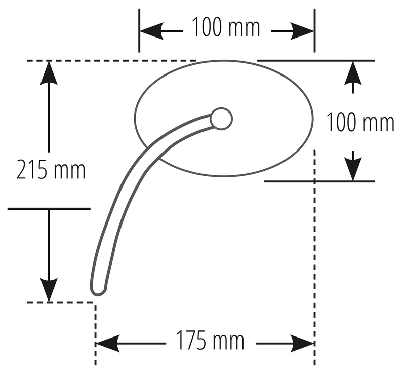 HIGHSIDER pro Spiegel Retro Schwarz (1Stck.) – Bild 6