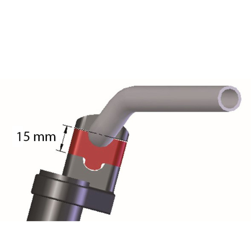 HIGHSIDER pro Lenkererhöhung Silber 15 mm, Für Ø28,6mm Lenker – Bild 3