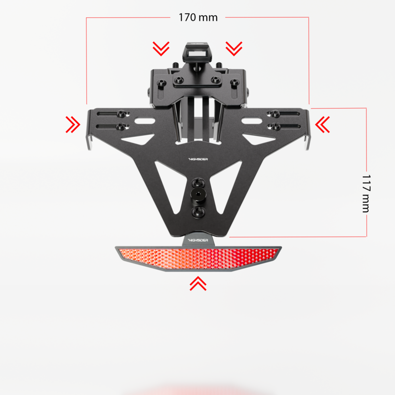 HIGHSIDER pro Kennzeichenhalter Akron-RS Yamaha – Bild 3