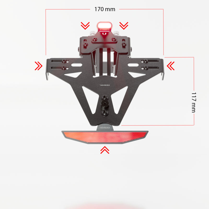 HIGHSIDER pro Kennzeichenhalter Akron-RS-X Yamaha – Bild 3