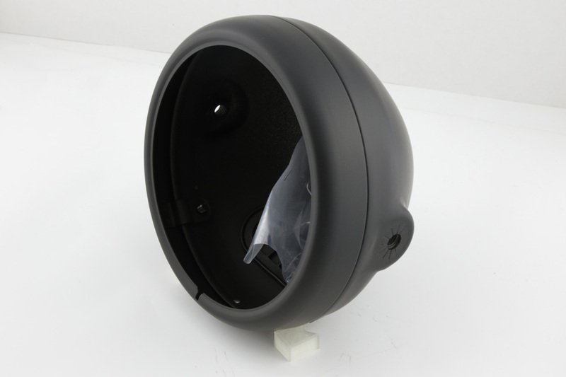 HIGHSIDER pro Pecos Scheinwerfergehäuse Schwarz 5 3/4 Zoll, Seitliche Befestigung