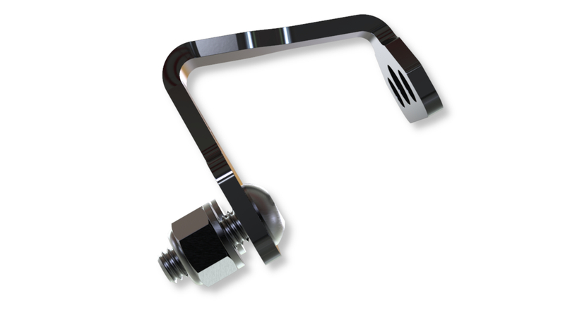 HIGHSIDER pro Kennzeichenbeleuchtungshalter Schwarz S (1Stck) – Bild 3