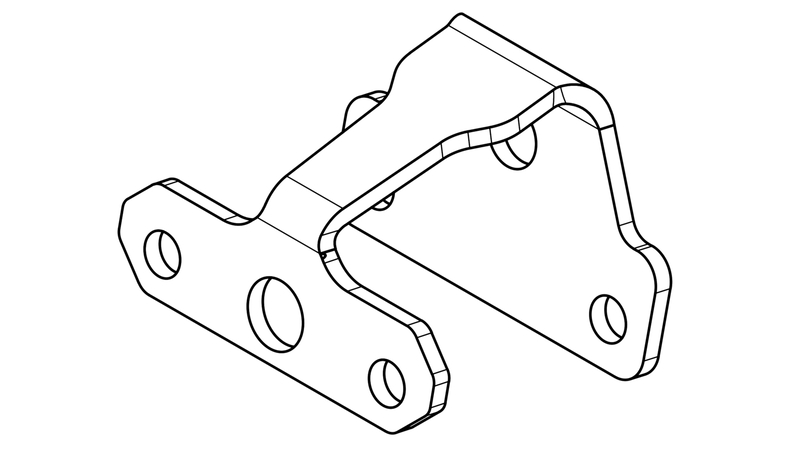 HIGHSIDER pro Kennzeichenhalter Schwarz XL (1Stck) – Bild 4