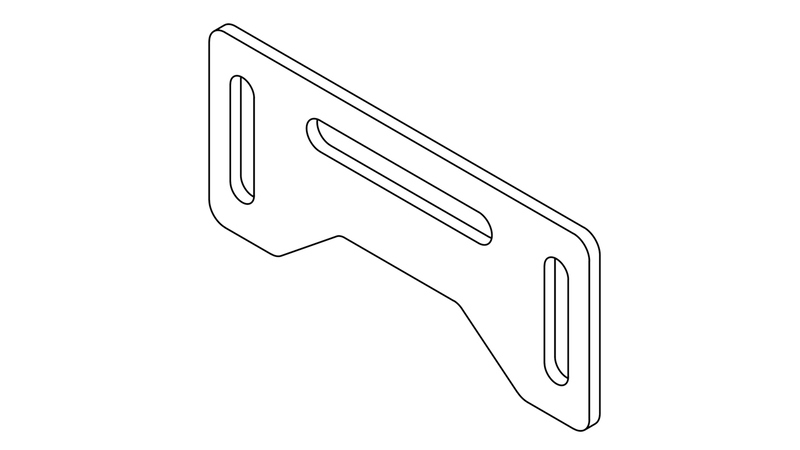 HIGHSIDER pro Kennzeichenbeleuchtungsplatte Schwarz (1Stck) – Bild 4
