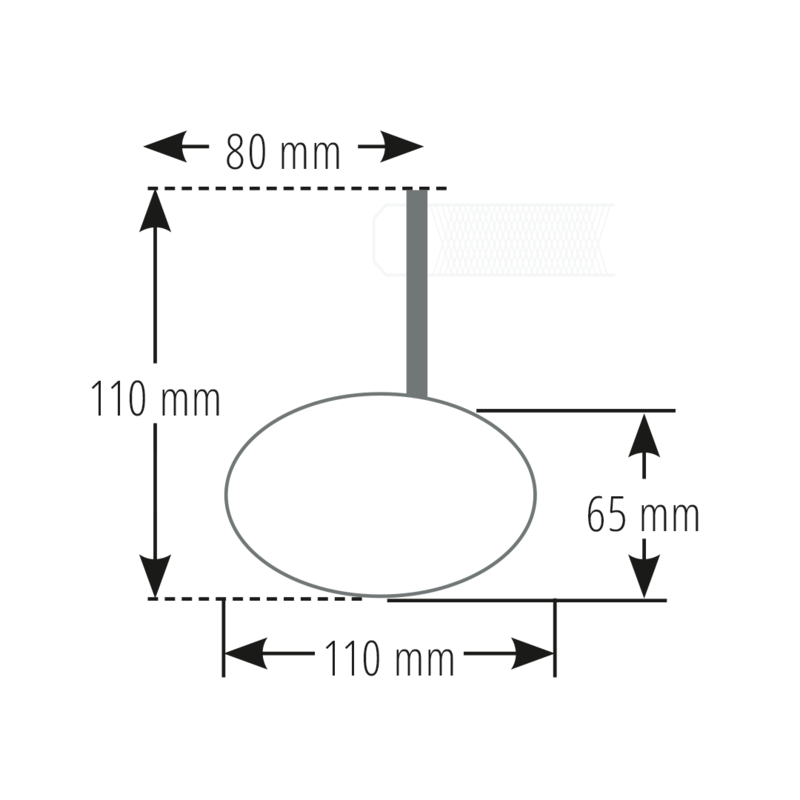 HIGHSIDER smart Lenkerendenspiegel Ferrara Schwarz Mit gefrästen Rillen (1Stck.) – Bild 3