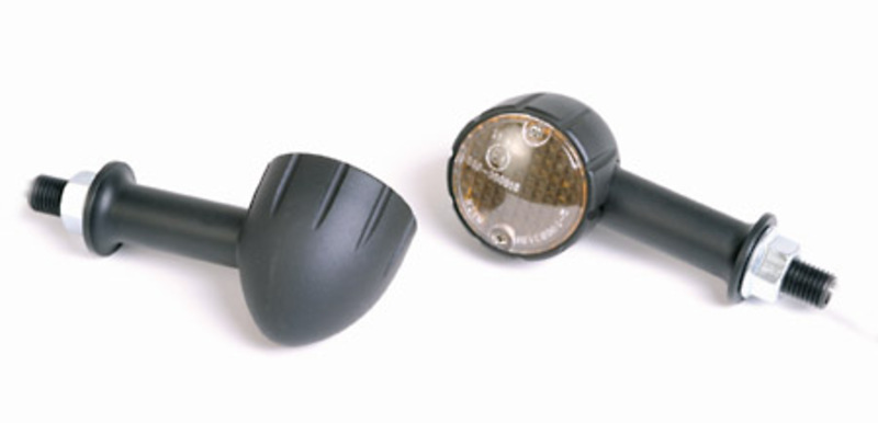 HIGHSIDER Smart Arizona Glühlampen Mini-Blinker Gehäuse Schwarz / Linse Rauchgrau (Paar), Vorn & Hinten – Bild 5