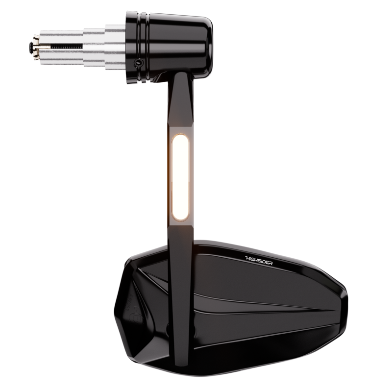 HIGHSIDER pro VICTORY Lenkerendspiegel mit LED-Blinker (1Stck.)